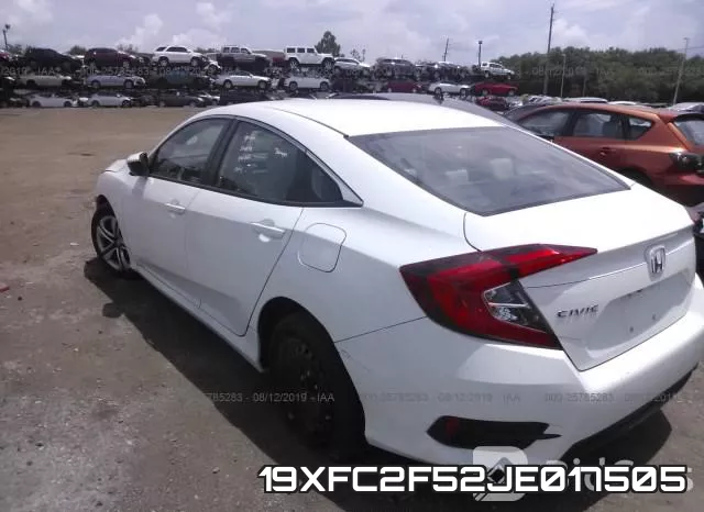 19XFC2F52JE017505 фото 4