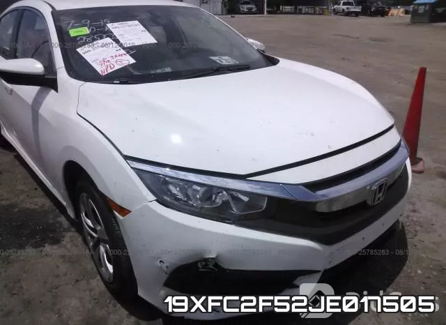 19XFC2F52JE017505 фото 7