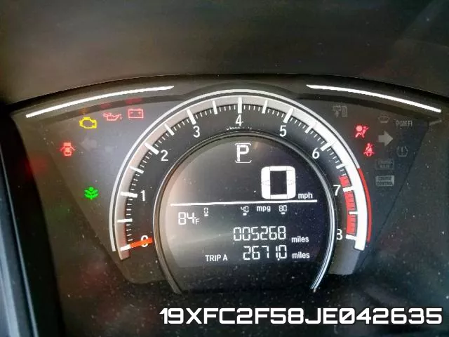 19XFC2F58JE042635 фото 9