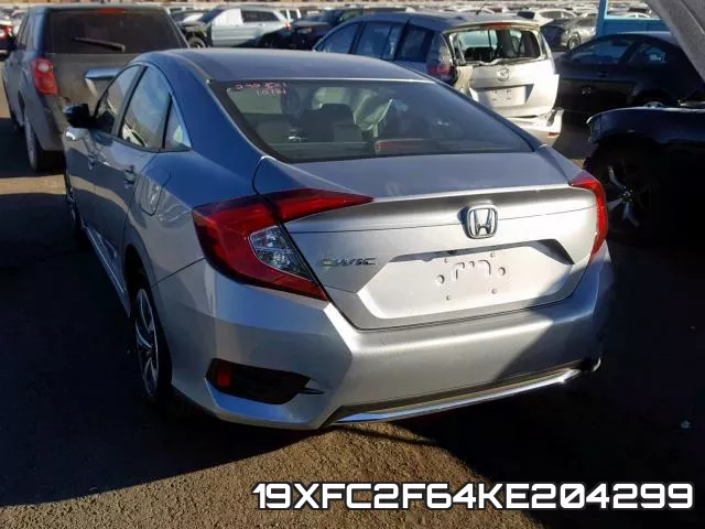 19XFC2F64KE204299 фото 4
