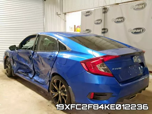 19XFC2F84KE012236 фото 4