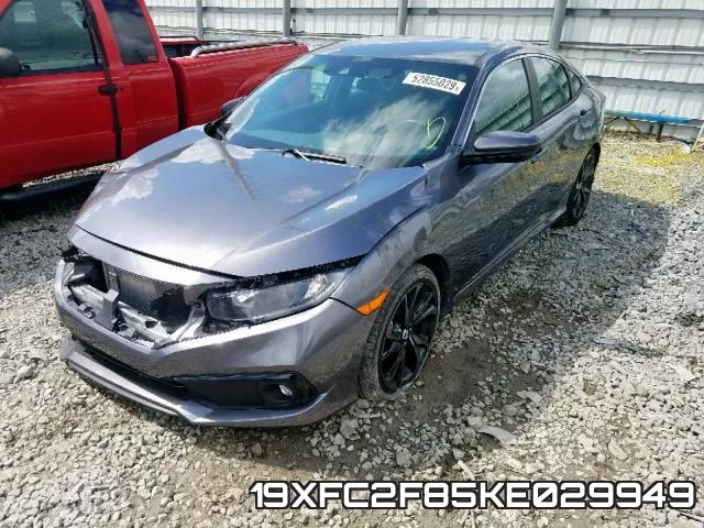 19XFC2F85KE029949 фото 3