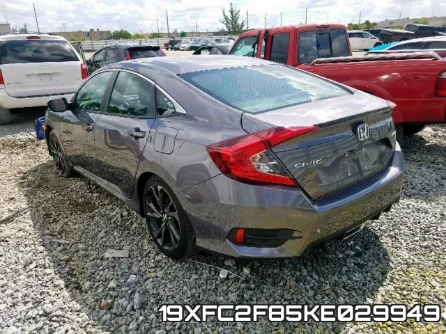 19XFC2F85KE029949 фото 4