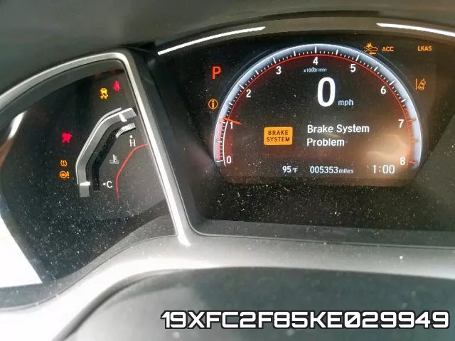 19XFC2F85KE029949 фото 9
