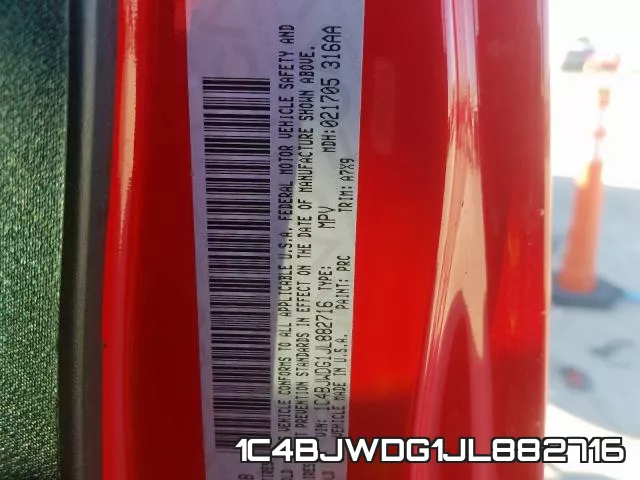 1C4BJWDG1JL882716 фото 2