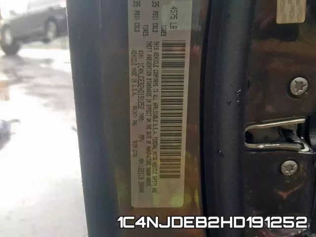 1C4NJDEB2HD191252 фото 2
