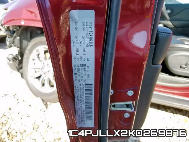 1C4PJLLX2KD269876 фото 2