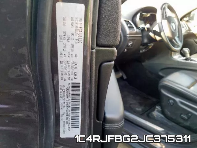 1C4RJFBG2JC375311 фото 2