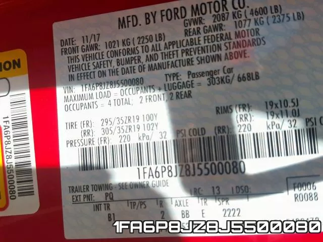 1FA6P8JZ8J5500080 фото 2