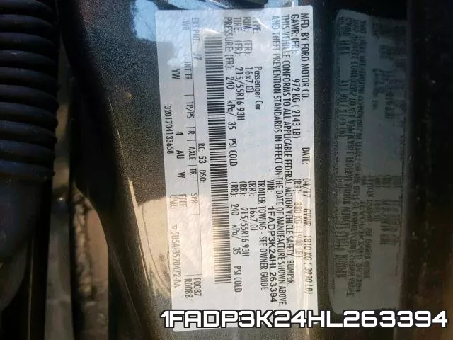 1FADP3K24HL263394 фото 2
