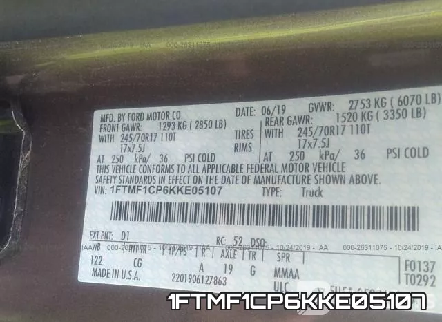1FTMF1CP6KKE05107 фото 10