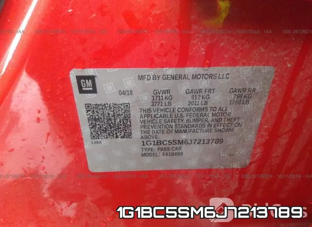 1G1BC5SM6J7213789 фото 10