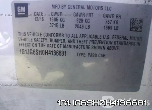 1G1JG6SH0H4136681 фото 10
