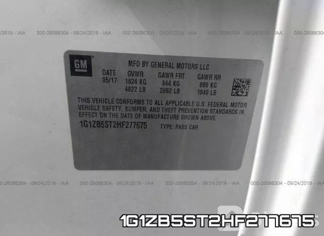 1G1ZB5ST2HF277675 фото 10