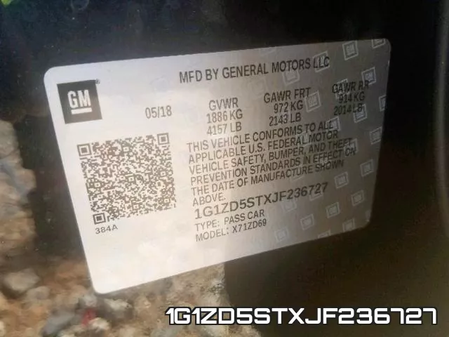 1G1ZD5STXJF236727 фото 2