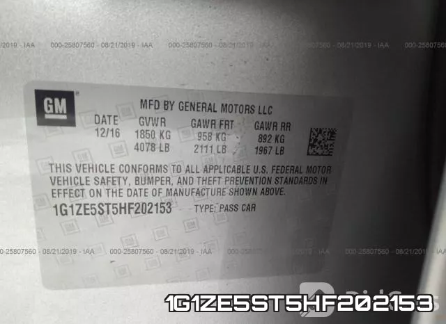 1G1ZE5ST5HF202153 фото 10
