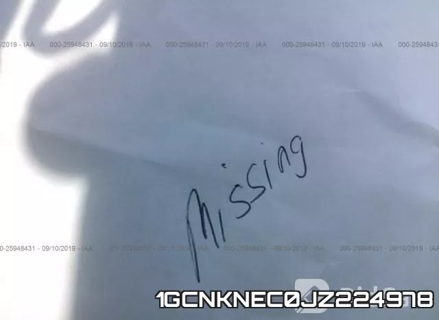 1GCNKNEC0JZ224978 фото 10