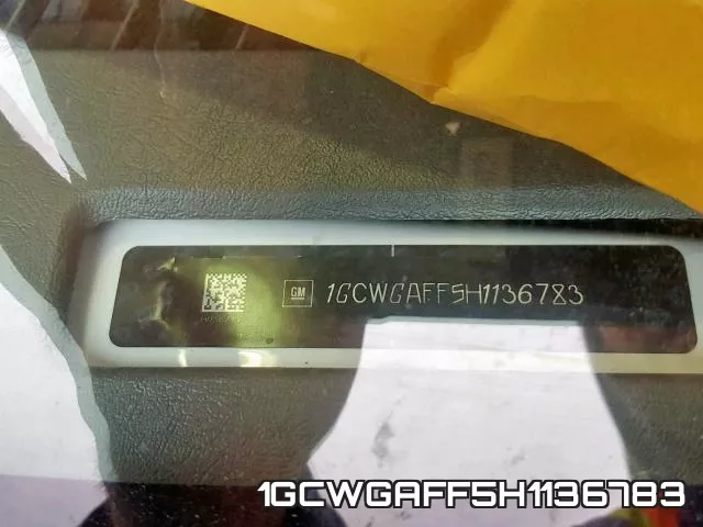 1GCWGAFF5H1136783 фото 2