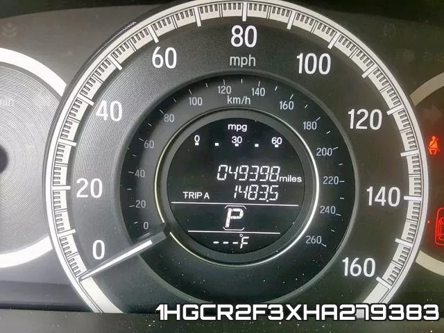 1HGCR2F3XHA279383 фото 9
