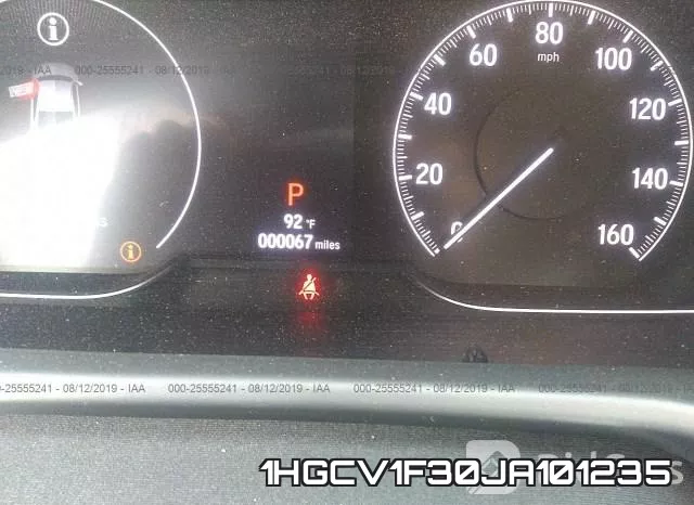 1HGCV1F30JA101235 фото 8