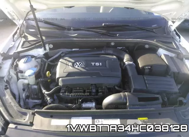 1VWBT7A34HC038128 фото 2