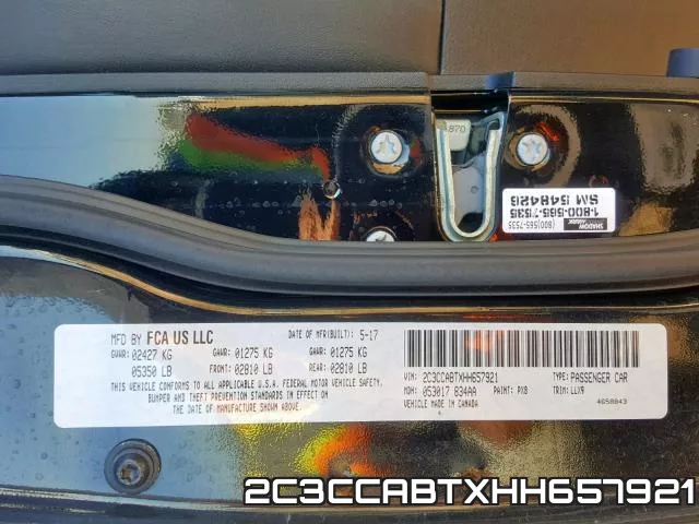 2C3CCABTXHH657921 фото 2