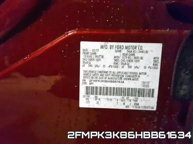 2FMPK3K86HBB61634 фото 2
