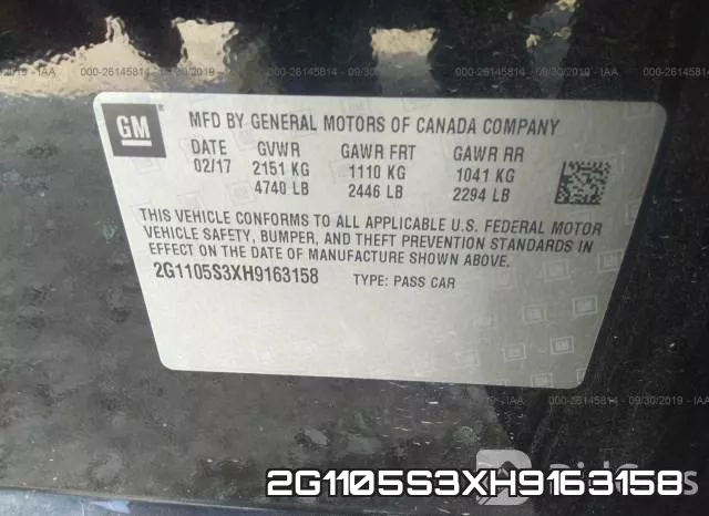 2G1105S3XH9163158 фото 10