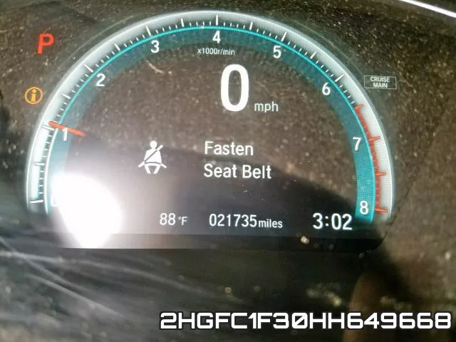 2HGFC1F30HH649668 фото 9