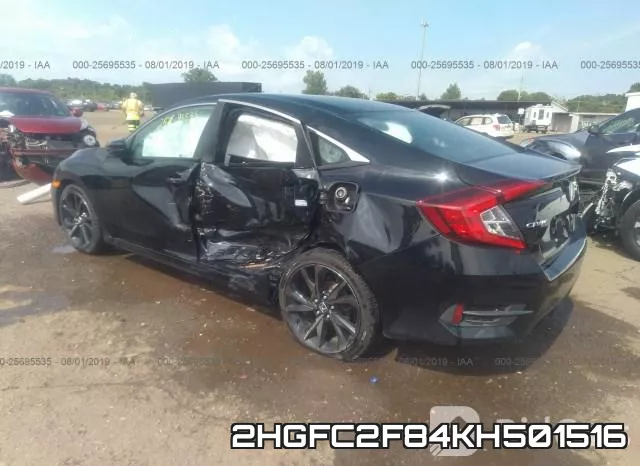 2HGFC2F84KH501516 фото 4