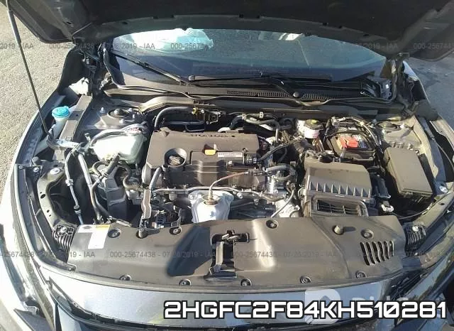 2HGFC2F84KH510281 фото 2