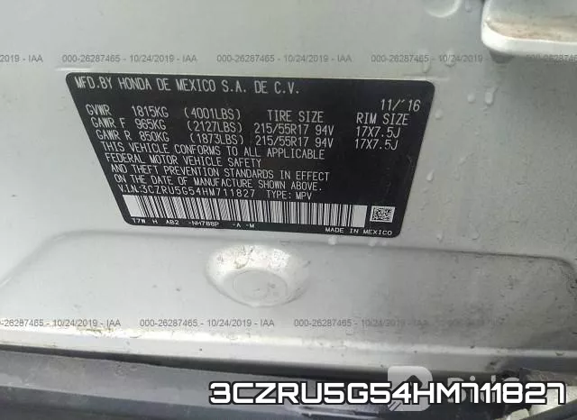 3CZRU5G54HM711827 фото 10