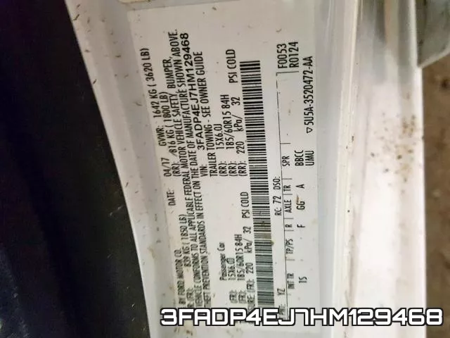3FADP4EJ7HM129468 фото 2