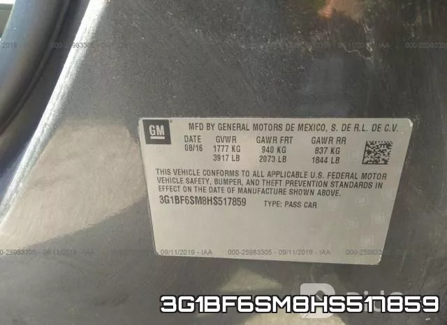 3G1BF6SM8HS517859 фото 10