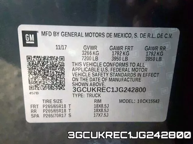 3GCUKREC1JG242800 фото 2