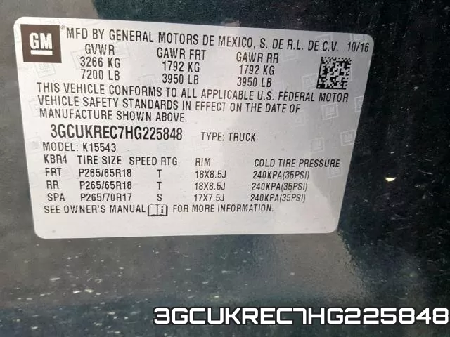 3GCUKREC7HG225848 фото 2
