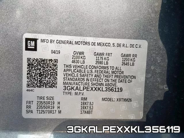 3GKALPEXXKL356119 фото 2