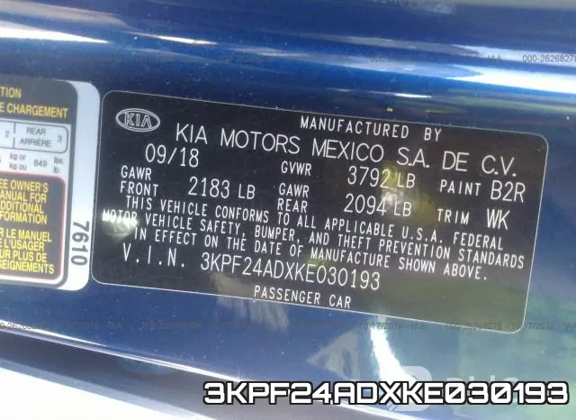 3KPF24ADXKE030193 фото 10