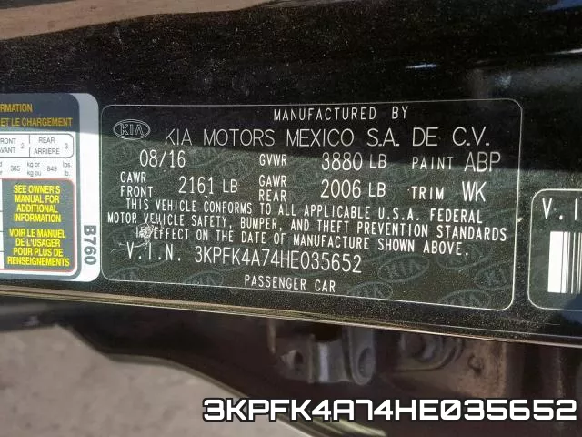 3KPFK4A74HE035652 фото 2