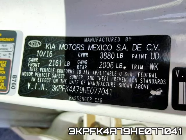 3KPFK4A79HE077041 фото 2