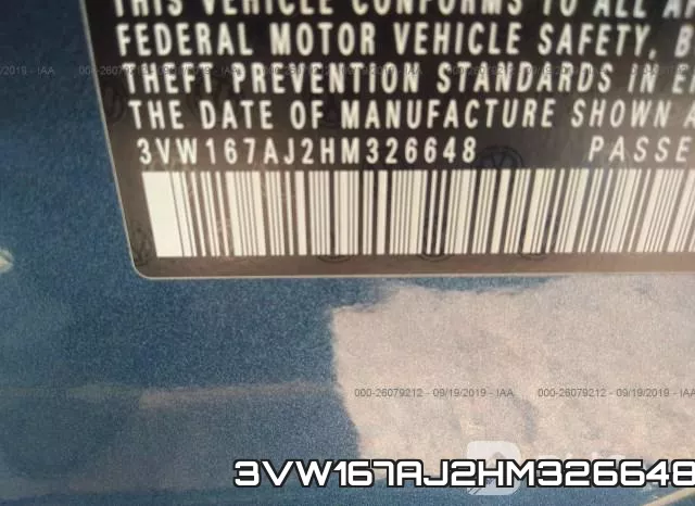 3VW167AJ2HM326648 фото 9