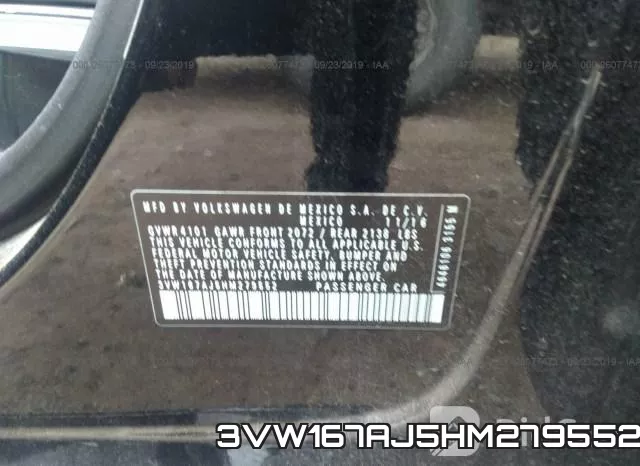 3VW167AJ5HM279552 фото 10
