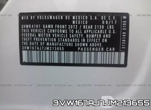 3VW167AJ7JM213655 фото 10