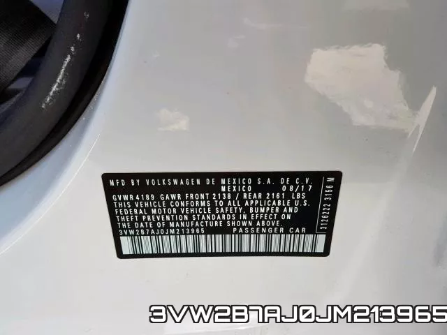 3VW2B7AJ0JM213965 фото 2