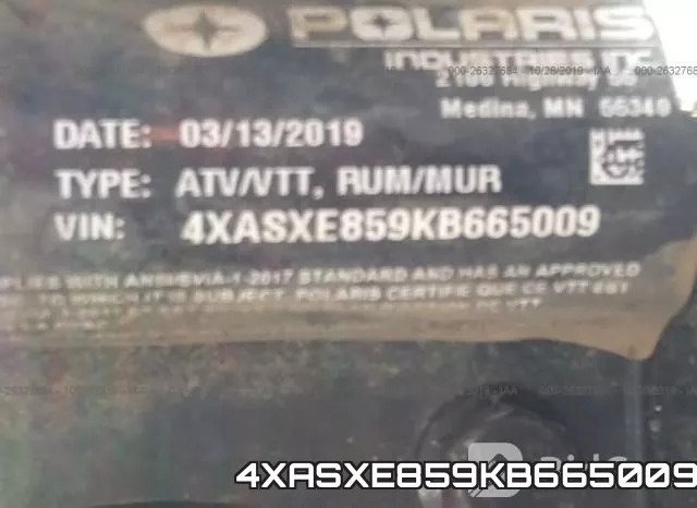 4XASXE859KB665009 фото 2