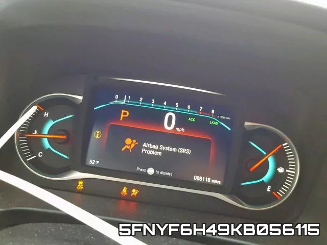 5FNYF6H49KB056115 фото 8