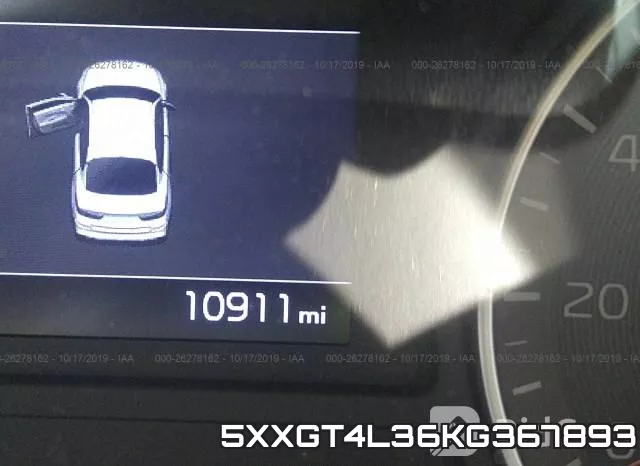 5XXGT4L36KG367893 фото 8