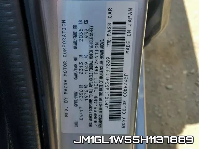 JM1GL1W55H1137889 фото 2