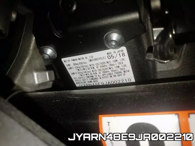 JYARN48E9JA002210 фото 2