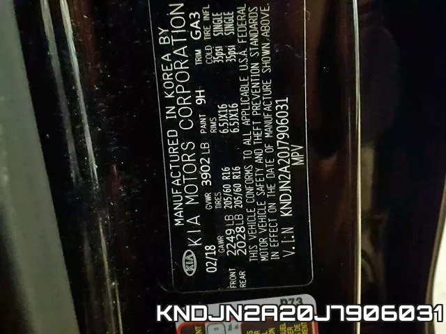 KNDJN2A20J7906031 фото 2